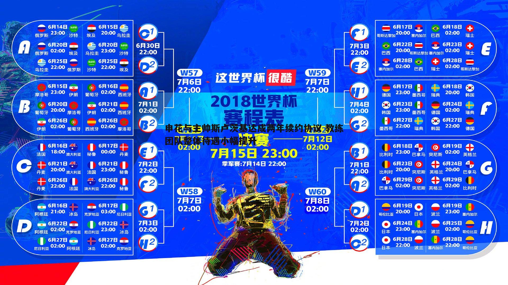 申花与主帅斯卢茨基达成两年续约协议 教练团队整体待遇小幅提升